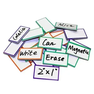 magnetic whiteboard labels