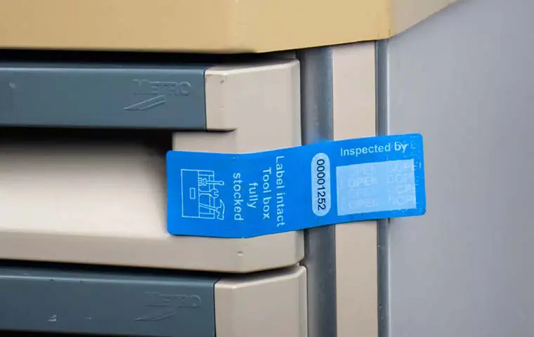 residue security labels