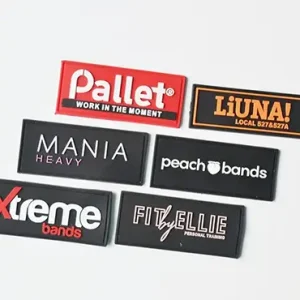 rubber name labels