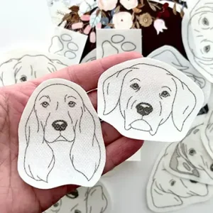 stick and stitch water soluble embroidery transfers