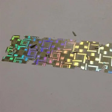 adhesive destructible security egg shell stickers