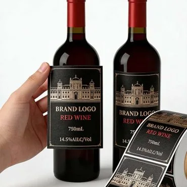 customized wine bottle