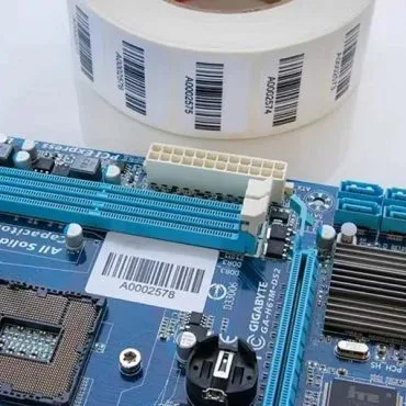 heat resistant polyimide labels for industrial use
