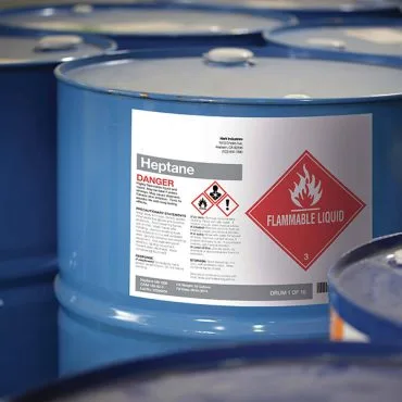 high durable chemical and oil drum labels