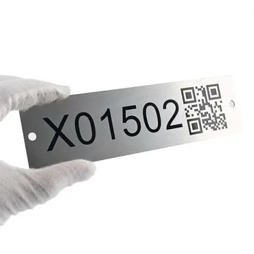 laser engraved labels for device