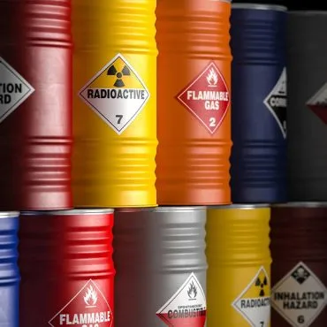 salt water chemical drum