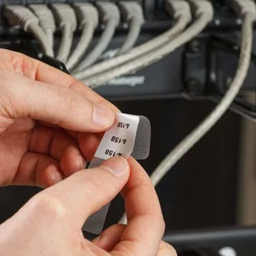 vinyl wrap around cable labels