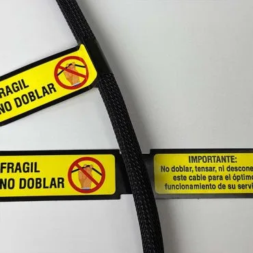 wrap around label cable labels for industrial 1