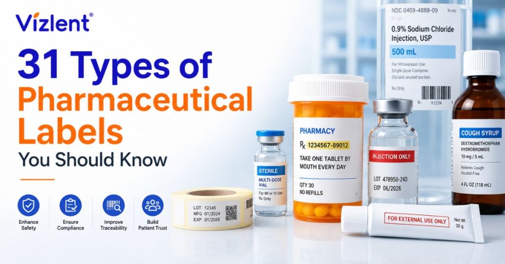 31 Types of Pharmaceutical Labels You Should Know - Vizlent Label Materials Co