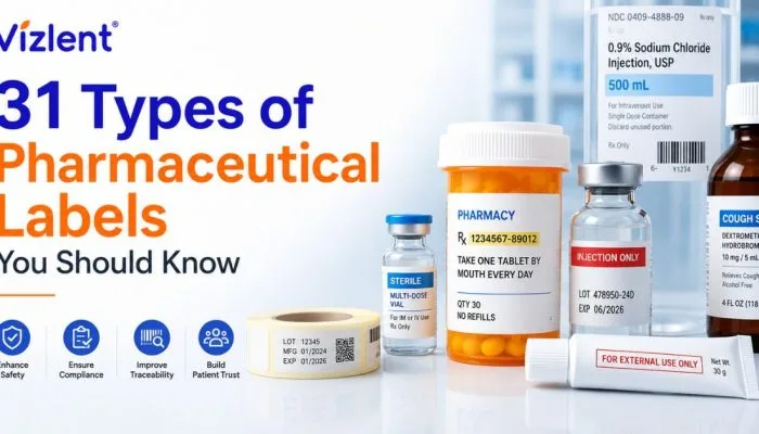 31 Types of Pharmaceutical Labels You Should Know - Vizlent Label Materials Co