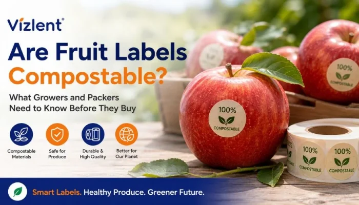 Are Fruit Labels Compostable? What Growers and Packers Need to Know Before They Buy - Vizlent Label Materials Co., Ltd.
