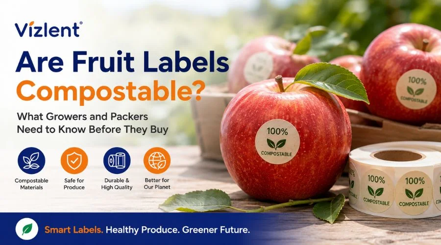 Are Fruit Labels Compostable? What Growers and Packers Need to Know Before They Buy - Vizlent Label Materials Co., Ltd.
