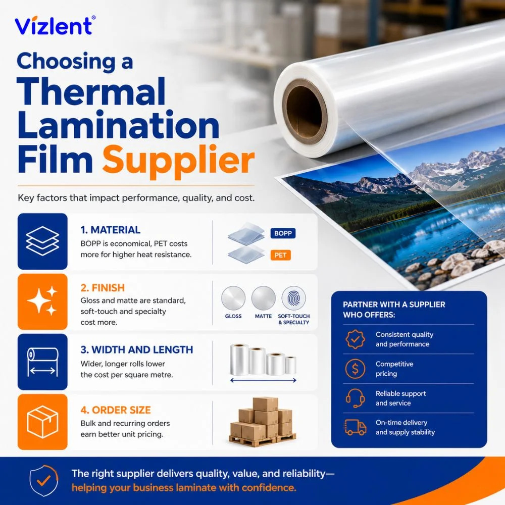 Choosing a Thermal Lamination Film Supplier - Vizlent Label Materials Co., Ltd.
