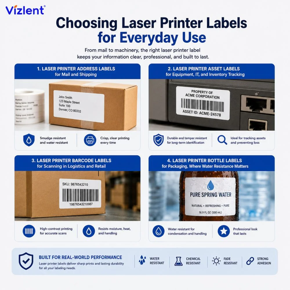 Choosing Laser Printer Labels for Everyday Use - Vizlent Label Materials Co., Ltd.