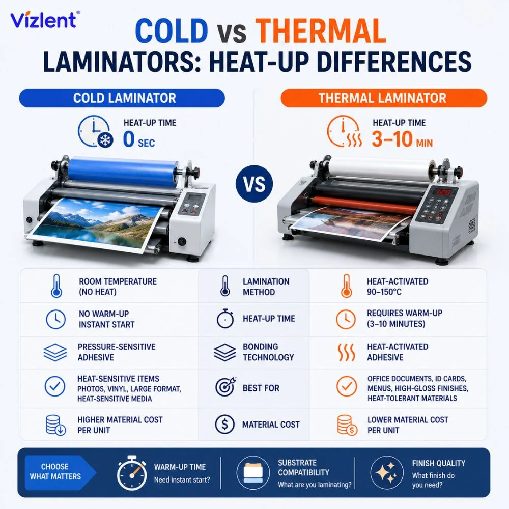Cold vs Thermal Laminators: Heat-Up Differences - Vilzent Label Materials Co., Ltd.