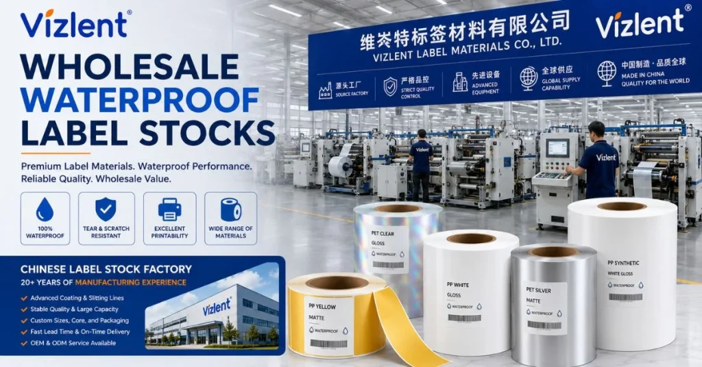 Vizlent Labels Materials Co - Top Suppliers of Wholesale Waterproof Label Stocks in China factory and produt offerings