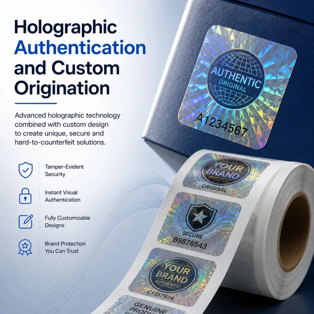 Vizlent Holographic Authentication and Custom Origination