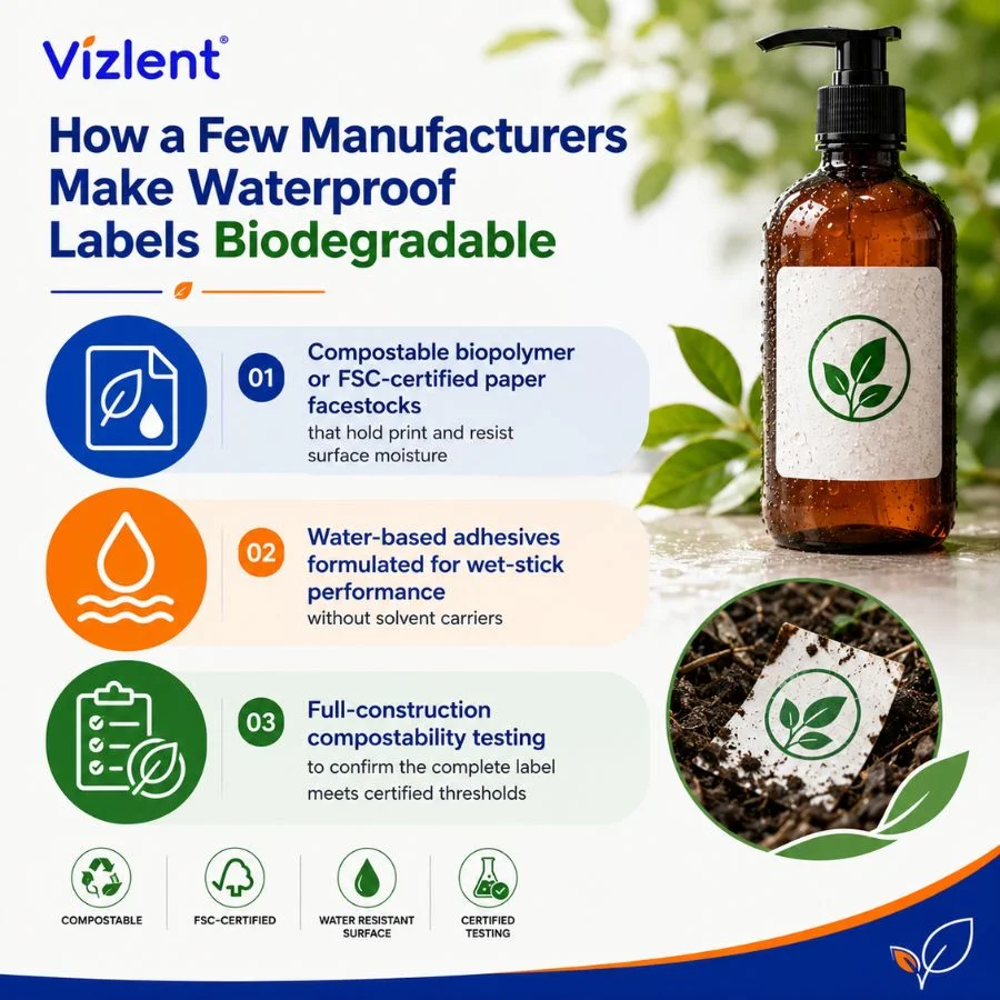How a Few Manufacturers Make Waterproof Labels Biodegradable - Vizlent Label Materials Co., Ltd.
