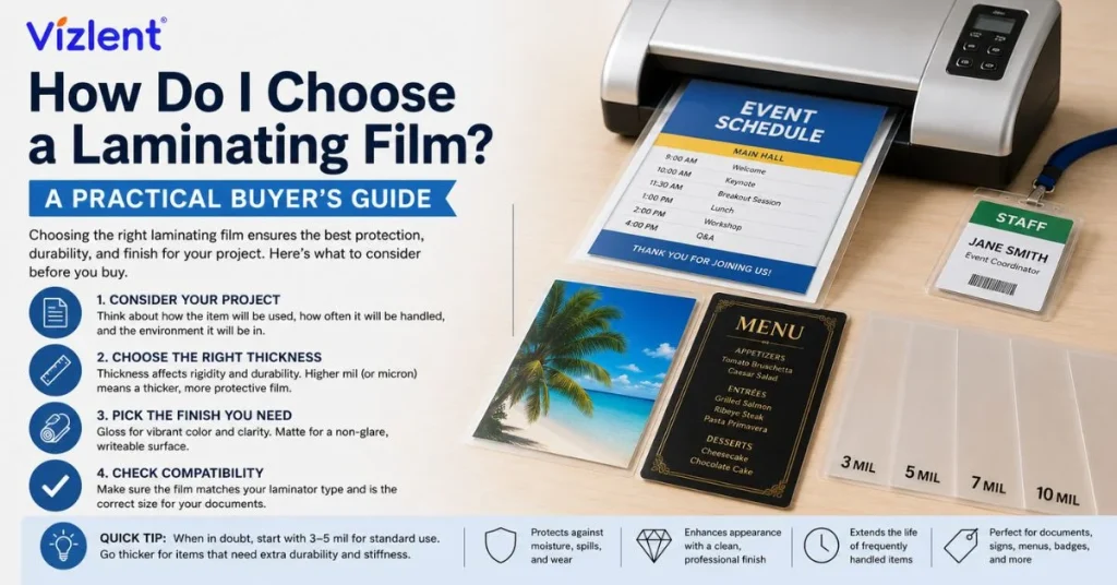 How Do I Choose a Laminating Film? A Practical Buyer's Guide - Vizlent Label Materials Co., Ltd.