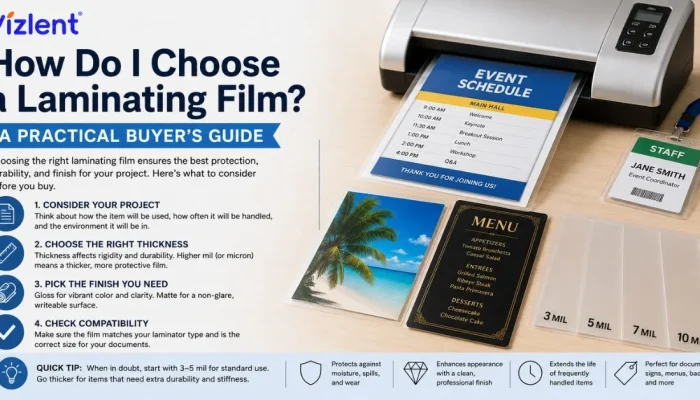 How Do I Choose a Laminating Film? A Practical Buyer's Guide - Vizlent Label Materials Co., Ltd.