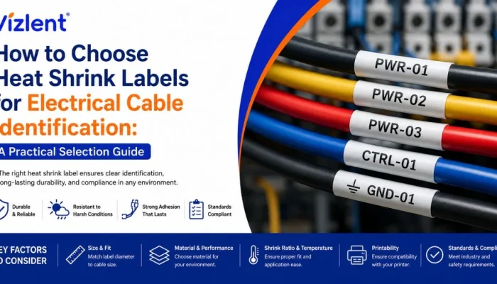 How to Choose Heat Shrink Labels for Electrical Cable Identification: A Practical Selection Guide - Vizlent Label Materials Co., Ltd.