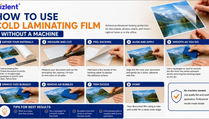How to Use Cold Laminating Film Without a Machine