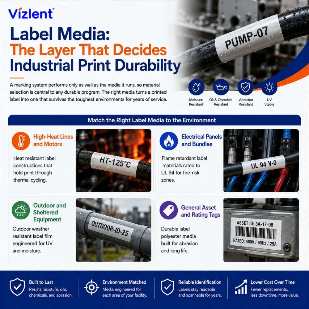 Label Media: The Layer That Decides Industrial Print Durability - Vizlent Label Materials Co., Ltd.
