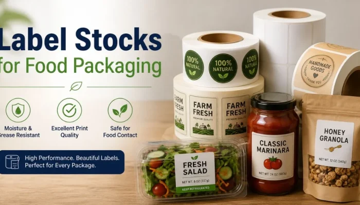 Label stock for food packaging