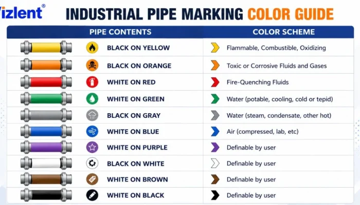 Pipe labels and identification 101