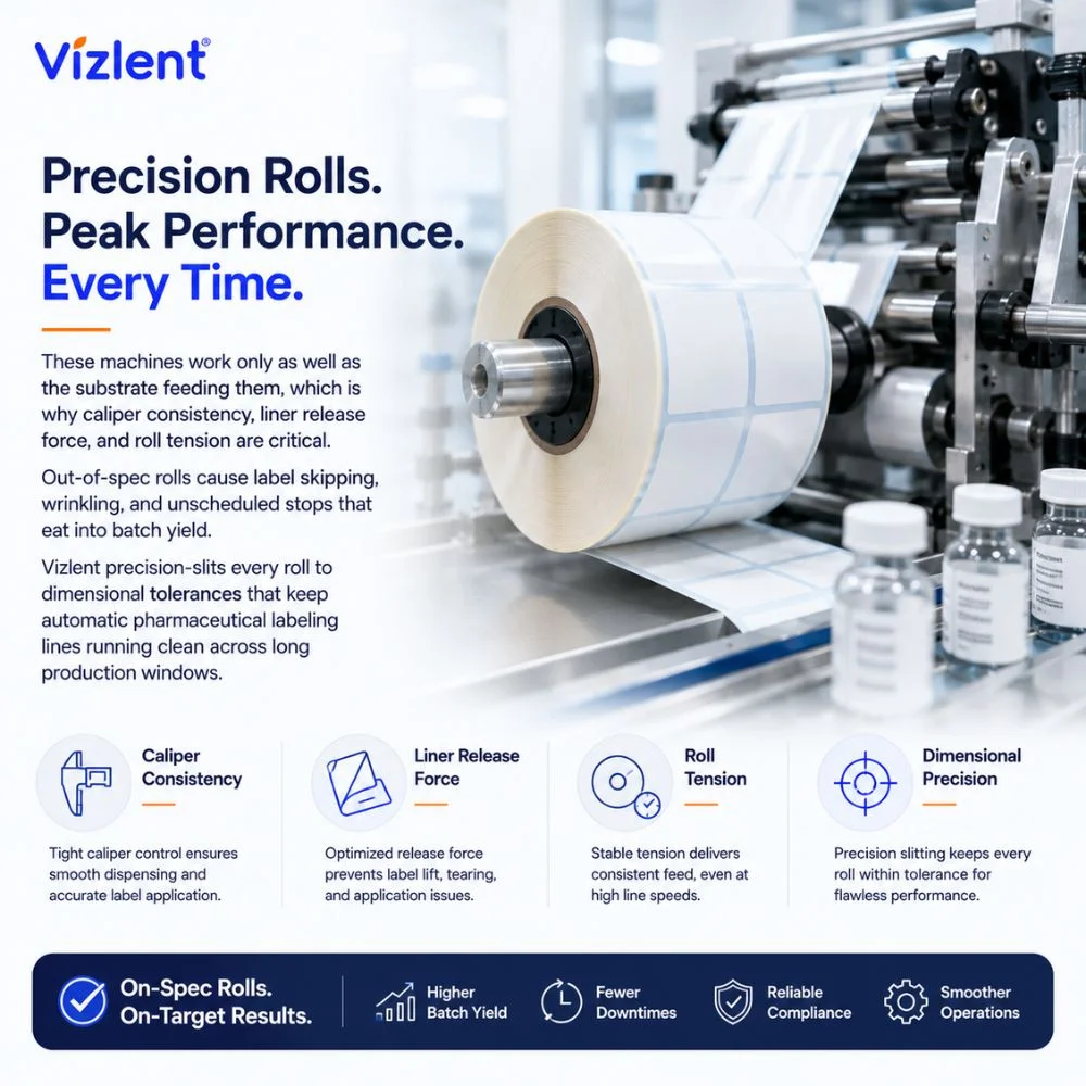 The Labeling Machine in Pharmaceutical Industry - Vizlent Label Materials Co.