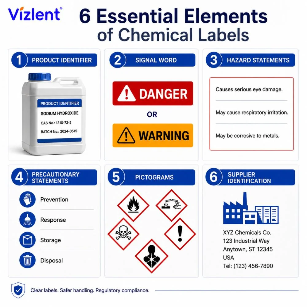 The Six Elements Chemical Labels Must Include