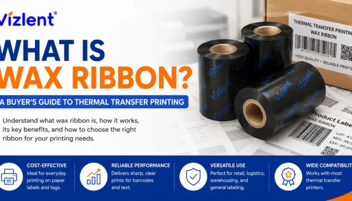 What Is Wax Ribbon? A Buyer's Guide to Thermal Transfer Printing - Vizlent Label Materials Co., Ltd.