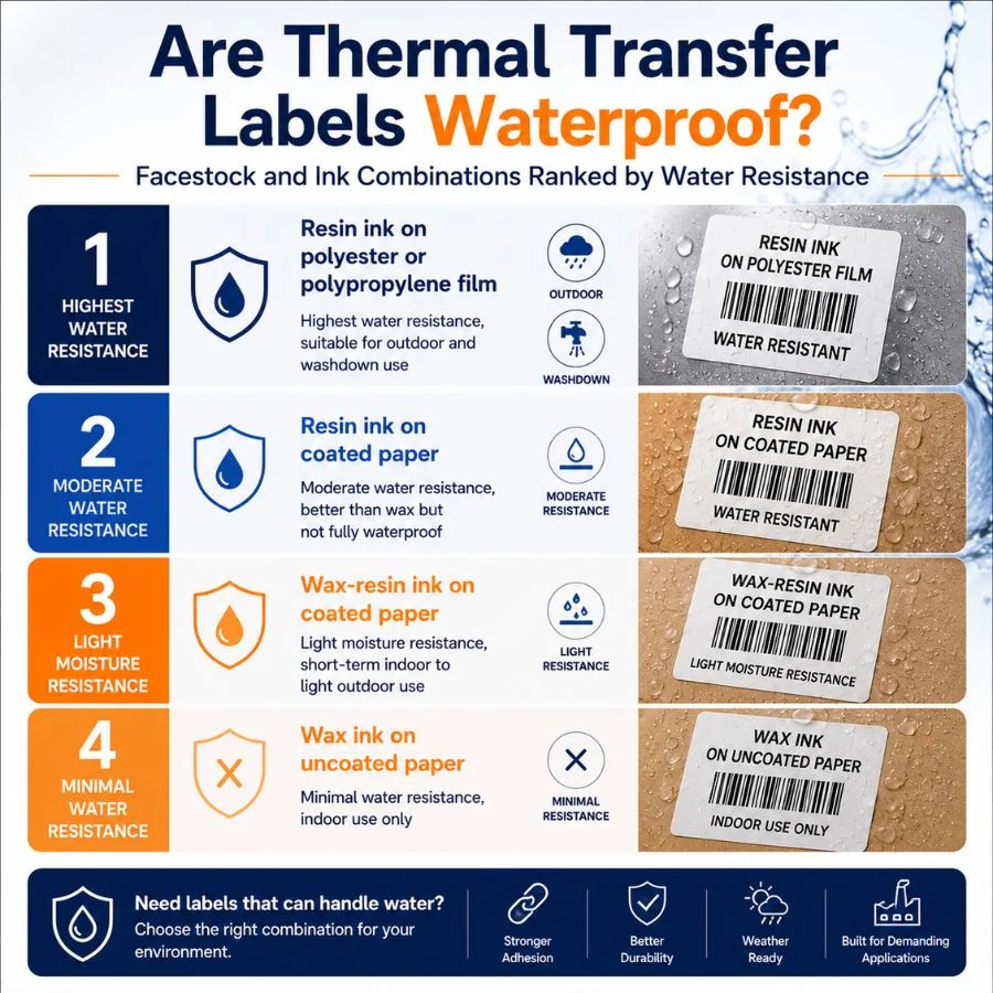 are thermal transfer labels waterproof vizlent label materials co ltd