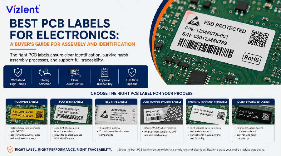 Best PCB Labels for Electronics - Vizlent Label Materials Co., Ltd.