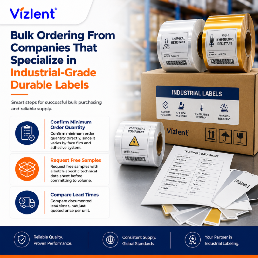  Bulk Ordering From Companies That Specialize in Industrial-Grade Durable Labels - VIZLENT Label