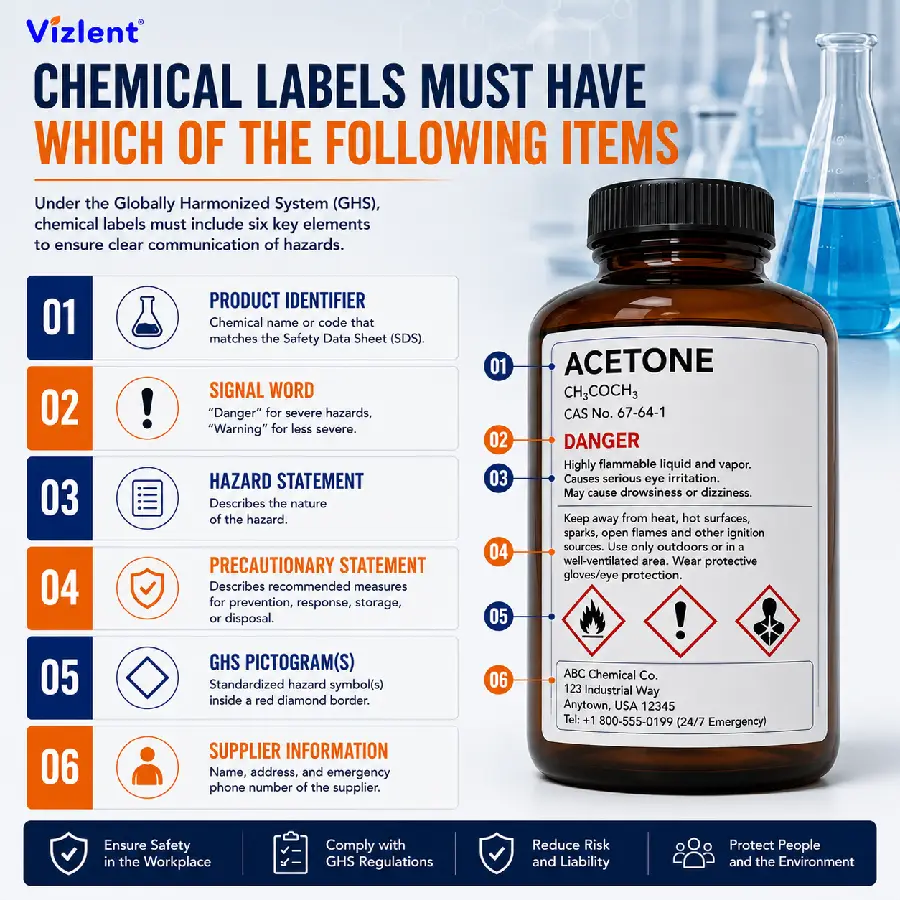 Chemical Labels Must Have Which of the Following Items - Vizlent Label