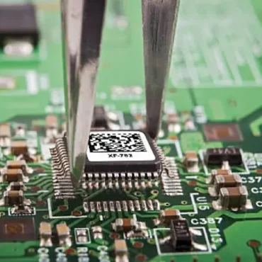 data matrix polyimide labels for pcb identification