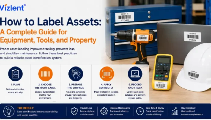 How to Label Assets: A Complete Guide for Equipment, Tools, and Property - Vizlent Label Materials Co., Ltd.