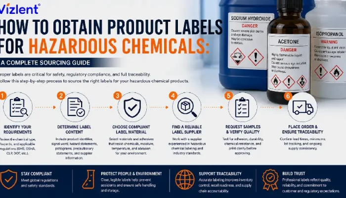 how to obtain product labels for hazardous chemicals​ - Vizlent Label