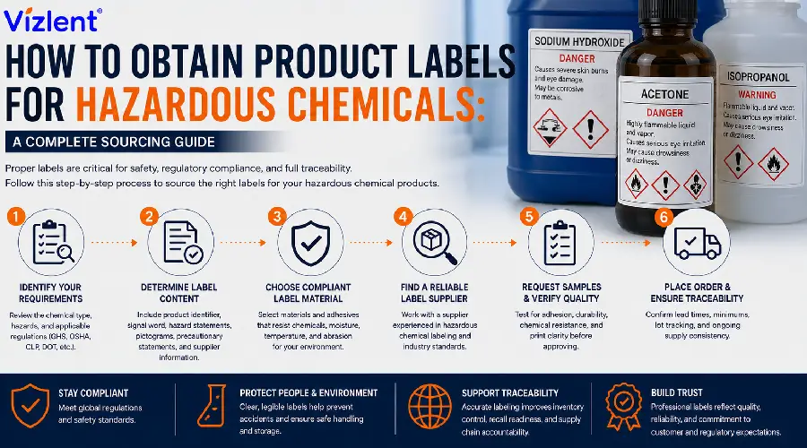 how to obtain product labels for hazardous chemicals - Vizlent Label