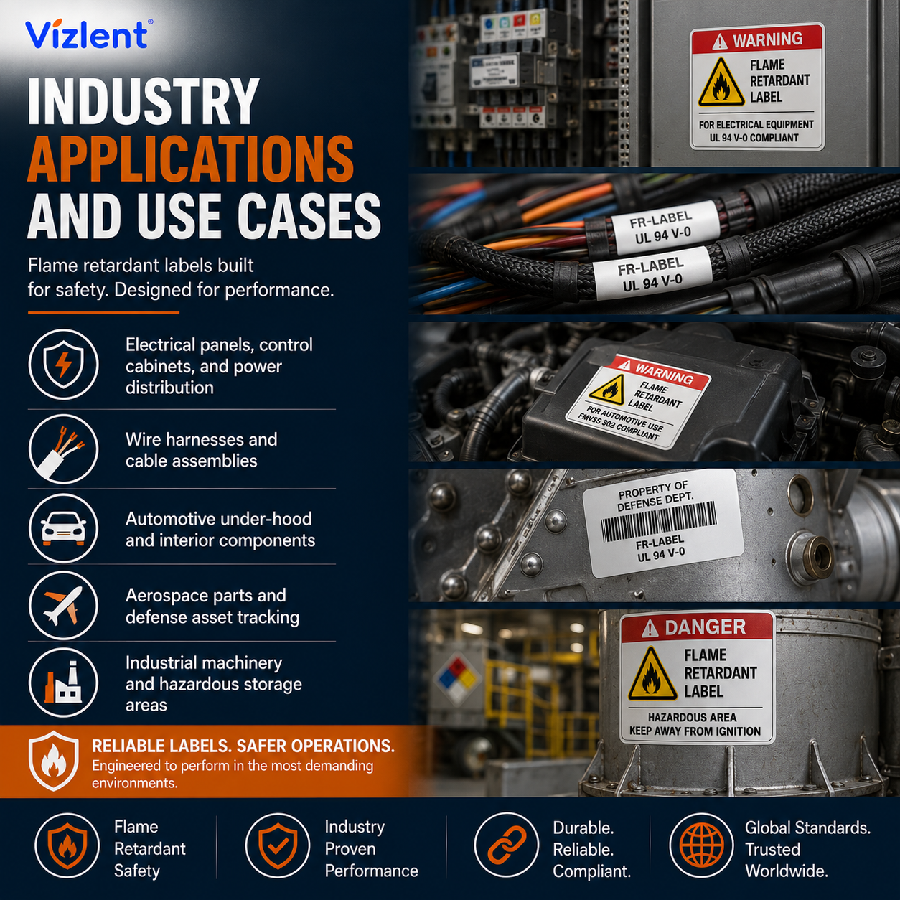 industry applications and use cases vizlent label