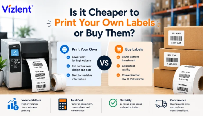 Is It Cheaper to Print Your Own Labels or Buy Them? - Vizlent Label