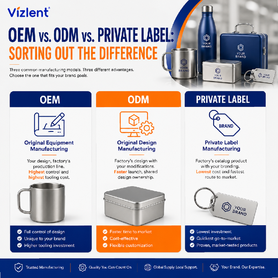 OEM vs. ODM vs. Private Label: Sorting Out the Difference - Vizlent Label Materials Co. Ltd.