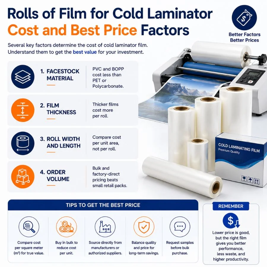 Rolls of Film for Cold Laminator Cost and Best Price Factors - Vizlent Label Materials Co.. Ltd.