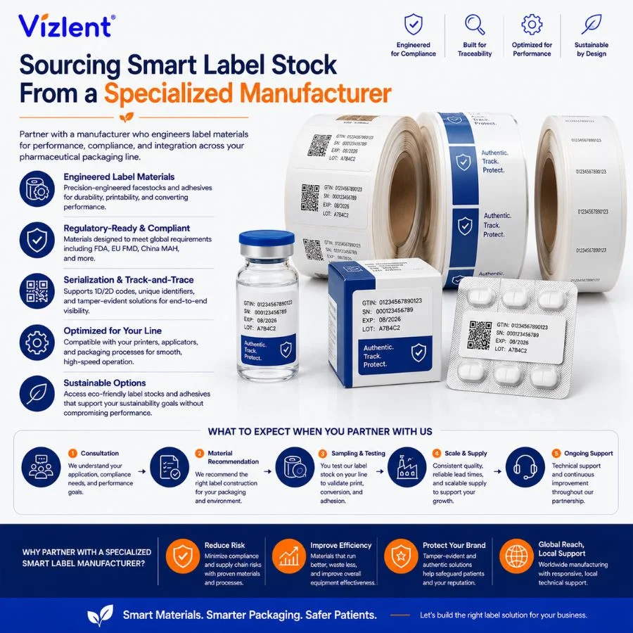 Sourcing Smart Label Stock From a Specialized Manufacturer - Vizlent Label Materials Co., Ltd.