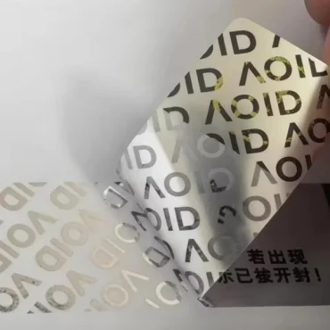 tamper proof label custom void