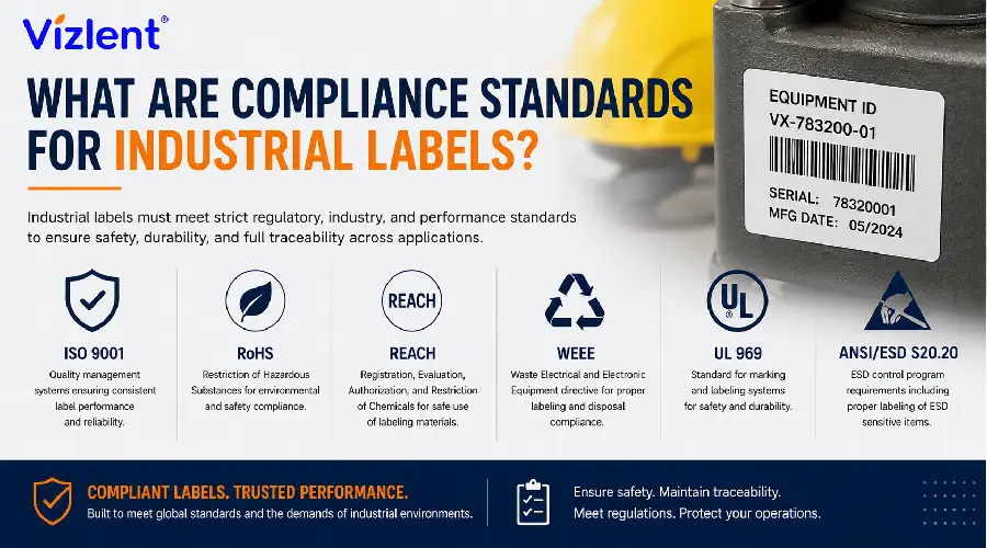 What Are Compliance Standards for Industrial Labels? - Vizlent Label Materials Co., Ltd.