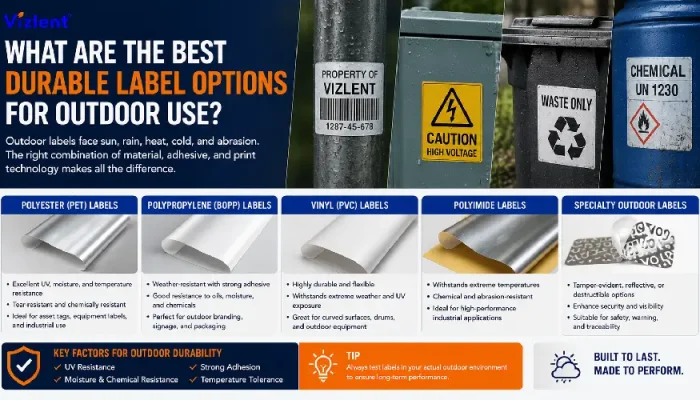 What Are the Best Durable Label Options for Outdoor Use? - Vizlent Label
