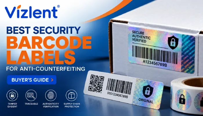 What Are the Best Security Barcode Labels for Anti-Counterfeiting: A Buyer’s Guide - Vizlent Label Materials Co. Ltd