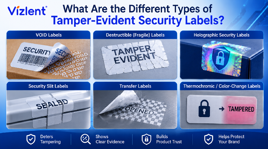 What Are the Different Types of Tamper-Evident Security Labels? - Vizlent Label